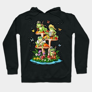 Mushroom Frogs Hoodie